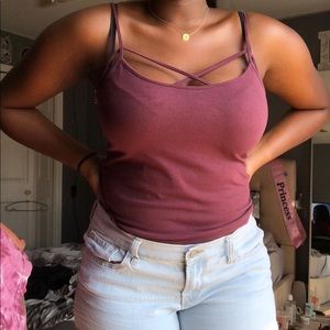 Crisp cross camisole